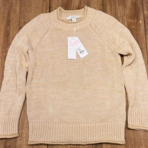 Lilly Pulitzer Neutral Beige Crewneck Sweater